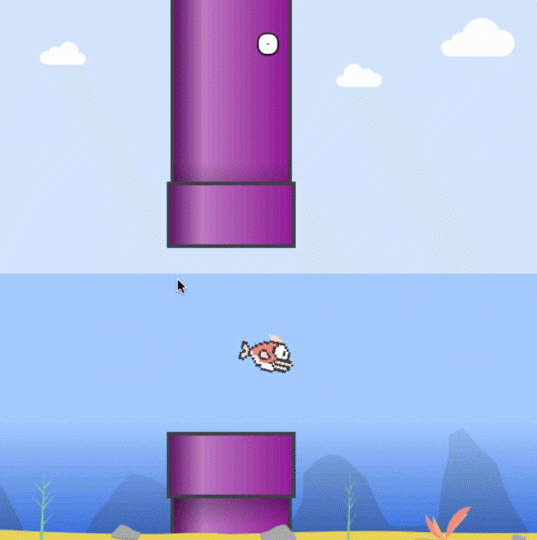 Screenshot of FishPipes game.